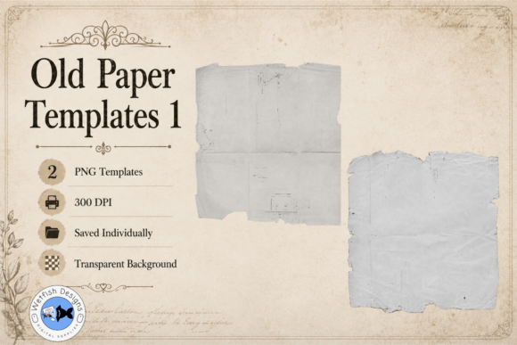 Aged Paper Effects for Any Project: Old Paper PNG Templates