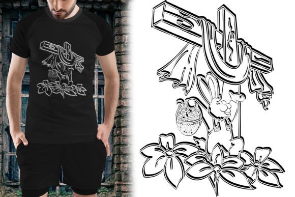 Best Hand Drawn Bunny & Cross Templates: A Designer's Delight