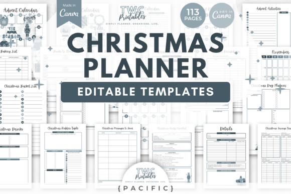 Christmas Planner Canva Templates: A Complete Holiday Toolkit
