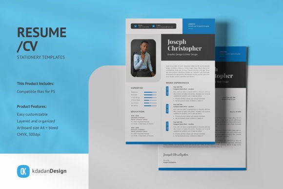 Modernize Your Job Hunt with Resume CV PSD Vol 175