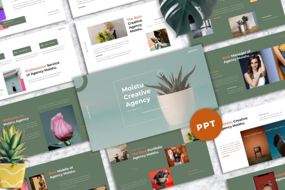 Moistu: A Modern Creative Powerpoint Template for Dynamic Presentations