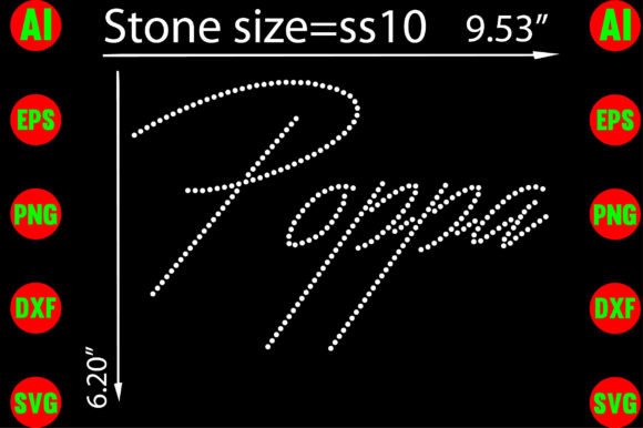 Poppa Rhinestone Templates Design: A Sparkle-Ready Guide