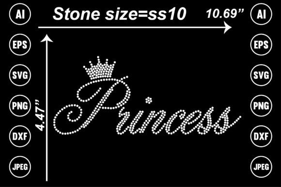 Princess Rhinestone Templates: Your Ready-to-Use Design Solution