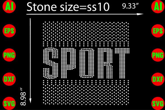 Sparkle on the Sidelines: Using Sport Rhinestone Templates